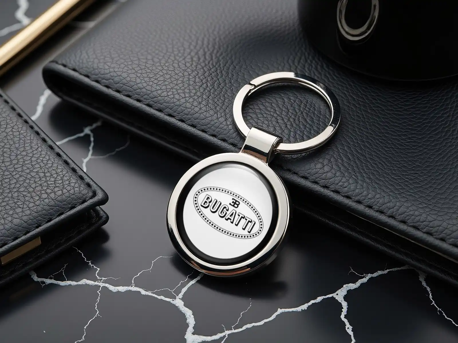 Bugatti Auto-Schlüsselring Personalisiert Legierung Robust-Stil